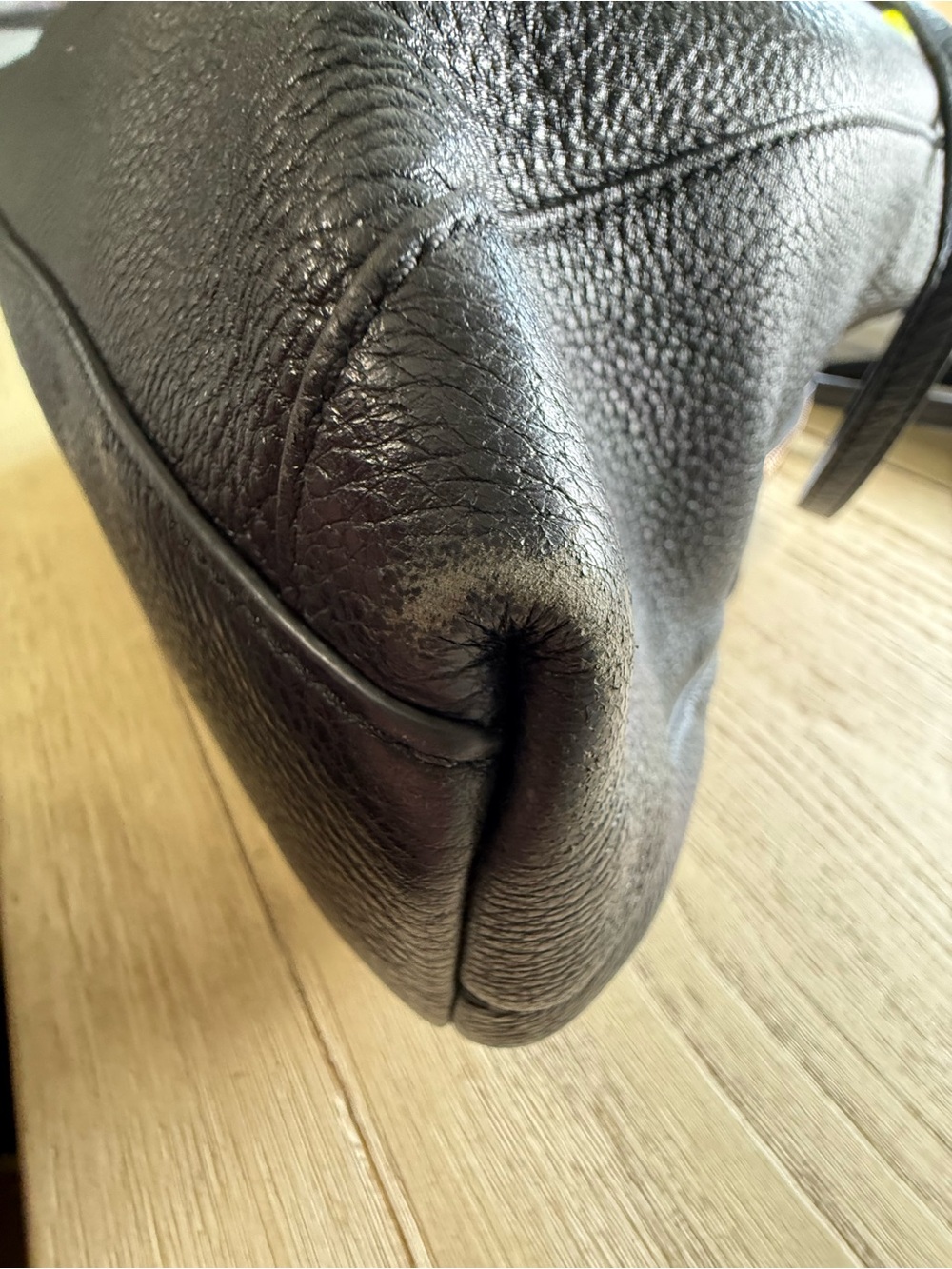 kate spade Black Pebbled Leather Tote - Picture 13 of 16